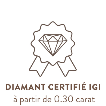 Diamant de laboratoire certifié IGI à partir de 0.30 carat